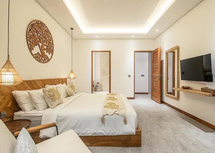 Casa de Férias Modern 4Br Villa Canggu, Rice View, Ac
