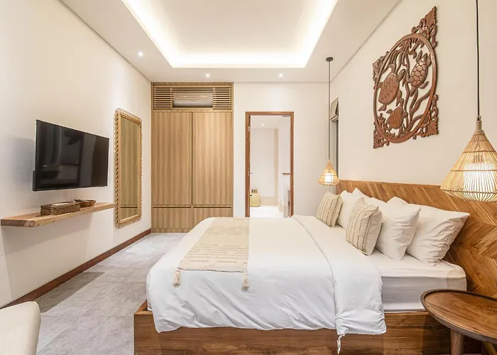 Modern 4Br Villa Canggu, Rice View, Ac Casa de Férias