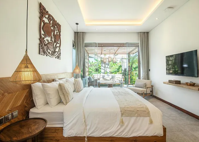 Casa de Férias Modern 4Br Villa Canggu, Rice View, Ac