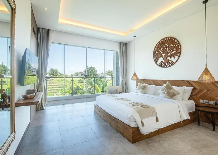 4br Private Pool With Rice Views Canggu