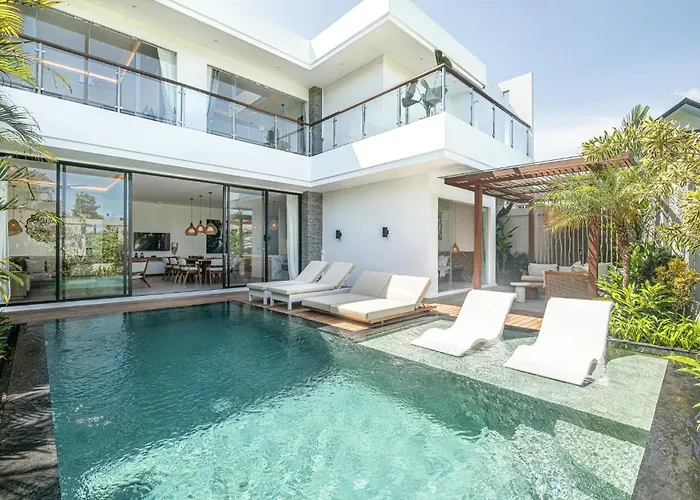 Casa de Férias Modern 4Br Villa Canggu, Rice View, Ac