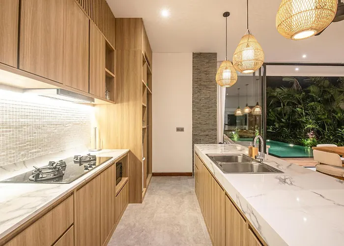 Casa de Férias Modern 4Br Villa Canggu, Rice View, Ac Canggu